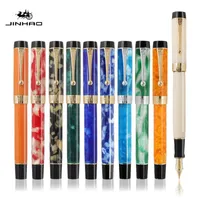 Jinhao Century 100 Series Fountain Pen Multi Color Acryl Barrel Fine Nib Gold Clip Signature School School F999 220811