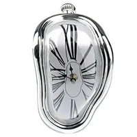 Плавильные часы расплавленные часы для декоративного домашнего офиса на полке столик Стол Смешный творческий подарок 220706