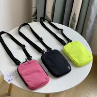 LL Outdoor Telefoonzakken Yoga Wasitbag Sportschouder Crossbody Multifunctionele tas Mobiele portemonnee 3 kleuren
