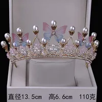 Luxe tiara's barokke bruids kroon strass Regestonen achttien jaar oude geschenken voor vrienden verjaardag koningin tiaras dames bruiloft haaraccessoires