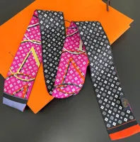 23 estilas de la marca de moda letras impresas bolsas impresas bufandas de seda mujeres mango a cuadros manguetizador billetera bolso bolso bolso paris