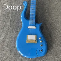Na série de promoções de estoque Diamond Series Metallic Blue Prince Cloud Cloud Electric guitar