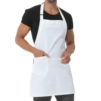 2022 Hot Sales Chef Aprons Checkedout Multicolor Poly Cotton Cleaning Kitchen Work Bib Apron 사용 요리 레스토랑 및 호텔 famaily