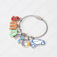 Keychains Car Keychain Remote Key Decoration Ring For Smart 451 453 450 Fortwo Forfour Accessories Modification Styling Enek22