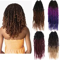 Mtmei Hair Crochet Braids 14 "Passion Bombs Spring Twist Kinky Curly Brown Blonde Purple Blue Braiding 220402