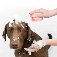 Chat toilettage portatif doux chien chien baignoire baignoire douche shampooing brosse spa nettoyage nettoyage lavage lavaboter peigne domestique toilettage outils de poche