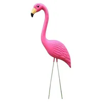 4-Pack realistisch große rosa Flamingo-Gartendekoration Rasenkunst Ornament Home Craft T2001172688