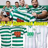 22/23 Irlandia Shamrock Rovers FC Soccer Jerseys 2022 2023 Hoops G. Burke R.Gaffney A. Greene D. Mandroiu D.Watts S.Hoare Roberto Lopes Gannon Football Shirt Men S-2xl