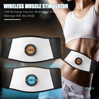 Abdominal Toning Belt Abdomen Vibration Body Slimming Belt EMS Trainer Electric Muscle Stimulator Fitness Massager Waist Support313e