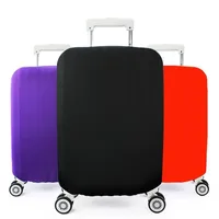 Lxhysj kalın bagaj kapağı elastik bagaj kapağı 18 ila 30 inç bavul kasası toz kapağı kapak aksesuarları 220621 için uygun
