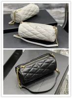 7A Najwyższej jakości projektant Crossbody Tote Bag luksusowe kobiety sade mini pikowana skórzana owcza skóra okrągła torebka torebki krzyżowe torby na ramię 699703 TOSES torebka