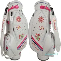 كامل- 2016 New Dbaihuk Golf Ball Bag Bag Pu Golf Bag Woman's Golf Clubs Bag243f