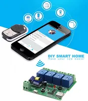 IoT DC 5V 4-Channel WIFI Switch 3-Models 4-Relay 433Mhz Remote Universal Module Smart Home switch