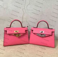 حقائب اليد المصممة Herme Bagscolor Pink 22cm Mini Fashion Fass