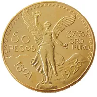 Мексика 50 Песо 1921-1947 гг. 10шт даты для выбора ремесленной золотой копии