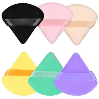 9 Colors Sponges Powder Puff Soft Face Triangle Makeup Puffs For Loose Powder Body Cosmetic Foundation Mineral Beauty Blender Washable Lightweight