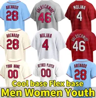 2022 Nolan Arenado kardynał baseball koszulki Paul Goldschmidt Yadier Molina Ozzie Smith Albert Pujols Bader Dejong Carlson Edman Wainwright Dickerson Jersey