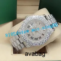 Watch Watch Mens II 43mm 228349 116300 Full Iced Full Vs Diamond Watch Automatic Fashion Watches Watches Wristwatch K7uq