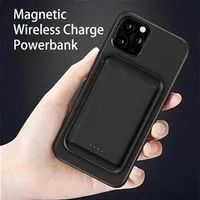 Mobile Phone Magnetic Induction Charging Power Bank 5000mah for iPhone 12 Magsafe QI Wireless Charger Powerbank Type-C Rechargeabl237Y