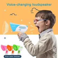 Novelty Tricky Children's Voice Changer Toys Voices Changers Talare Nya och konstiga trickys prank leksaker barn vuxna roliga nyheter gåvor dhl