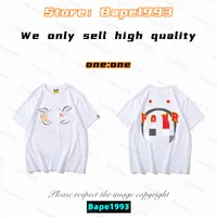 Camisetas para hombres de alta calidad para hombres Camisetas de la cabeza de tiburón Japan Spots Galaxy Spots Luminous CAMO COM CO COMANDE MISMO PARA HOMBRES Y MUJERES NUEVOS DESIGNISTRADO B1993 T3-2