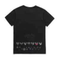 2018 Com Commercio all'ingrosso Nuova qualità Black Des des 1 Stampa T-Shirt Black Dimensione XL Prompt Decisione f / s