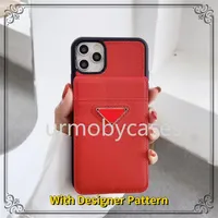 Designer Card Holder Phone Case For iPhone 13 12 11 Pro Max XS XR 7 8 Plus Fashion PU Leather Multi Card Slot CellPhone Cases247R