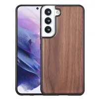 Naturalne drewniane telefony na Samsung Galaxy S22 Ultra drewniana okrytowa okładka plus miękka rama TPU