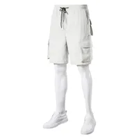 Kvinnors shorts herrbyxor färger solida beskuren med multi-pocket casual tight byxkvinnor