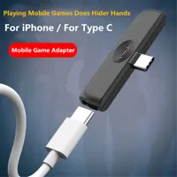 Type-C адаптер мобильной игры ручка зарядки для Apple Huawei Xiaomi гарнитуры аудио конвертер T в форме USB Adapter Adio Audio