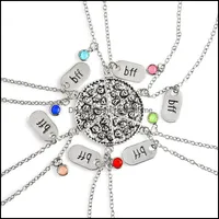 Pendant Necklaces Bff Pizza Necklace Friendship For Friend Best Friends Forever Necklac Yydhhome Drop Delivery 2021 Jewelry P Yydhhome Dh6Lw