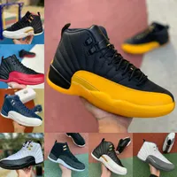 2022 Jumpman 12 Royalty 12s Mens Basketball Shoes Utility OVO OVO FIBA ​​Black Dark Concord Gripe Game Chinese Novo Ano Novo Men Grey Designer ao ar livre