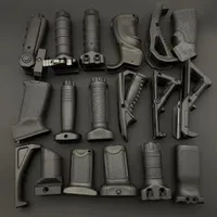 High Quality Tactical Grip Black DE Color Toy Decoration Nylon Material Handstop Handbrake Foregrip