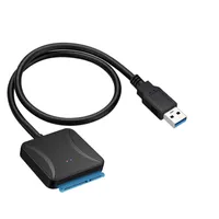 Connecteurs de câbles d'ordinateur USB 3.0 à l'adaptateur SATA Interface de données du câble des données externes 2,5 / 3,5 pouces SSD HDD Drive de disque de disque dur