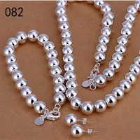 Stessi set di gioielli placcati in argento sterling femminile mix 925 set di gioielli da sposa in argento GTS49A249M