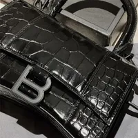 Сумки для песочных часов дизайнерская сумка Balenciga 2022 Fashion B Высокая версия женская сумка крокодила сумка для песочных часов