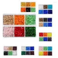 Hilos de cuentas bolso grande colorido 4 mm bicona perlas de cristal de vidrio joya de expansión suelto joyería de bricolaje para hacer accesorios kent22