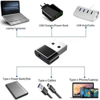 USB a digitare C Adattatore cellulare Convertitore maschio Convertitore OTG Cavo Typec Cavo USBC Charger570P273J227o
