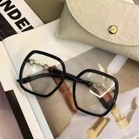 Óculos de sol Designer G Horseshoe Buckle Great Frame Sunglasses Men e feminino pode ser equipado com óculos miopia gg0890 0n39