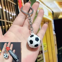 Copa mundial 3D Copa Mundial Souvenirs PVC Keychins Key Chains Holder Men Fans Fútbol Continuo Decoración de colgantes Regalos de fiesta T817att