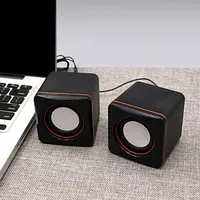 Universal USB 2.0 Musikhögtalare 3.5mm Pulg Mini Music Stereo Speakers for Multimedia Desktop Computer Notebook3172