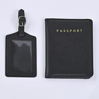 Kartenhalter Mode personalisierte Passpasscover und Gepäck -Tag -Set -Großhandels -benutzerdefiniertes Buch für Paare