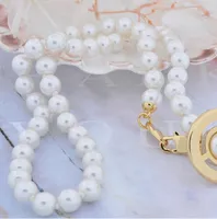 Smalto 2.0x1,5 cm 3d saturno ciondolo a ciondolo perle perle collana da 38 cm CHOKER GIRL PER GIRLE PARTITA BRIDAL BRIDAL