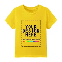 Men 2022 T-shirt forcustomation t-shirts personnalisés 100 coton Design Kid's Pure Color Round Nou à manches courtes Summer DIY Imprimé