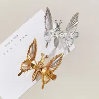 Mulheres Butterfly Metal Hair Clip
