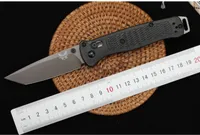 New version Benchmade 537 Folding Knife D2 Blade titanium Handle Outdoor Knife Portable Pocket Knives BM537 940