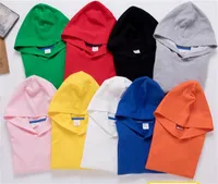 Children Hoodies Blank Custom New Autumn Boy Girls Kids Solid Color Sweatshirts DIY Fashion Yellow Black White 20 8mc Q2
