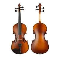 Spruce Wood Matte 1/8 1/4 1/2 3/4 4/4 Violin Handcraft Violino Musical Instruments Pickup Rosin Case Violin Bow257f