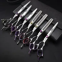 Hair Scissors Barber Shop Professional Hairdressing 6 Inch Stylist Special Cutting And Thinning 8PCS SetHair