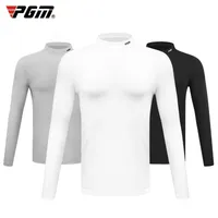 PGM Men S Golf Shirt Autumn Inverno Sports Abbigliamento Thermal Sweater per uomini O Sport Sports Deal Leisure T YF388 220712